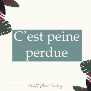 JE SUIS INCOACHABLE !